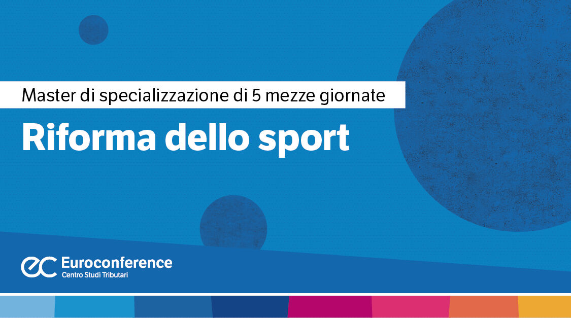 Immagine Riforma dello sport | Euroconference